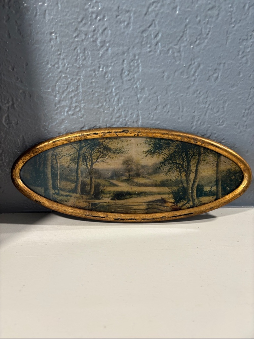 Vintage Mini Landscape Scene
